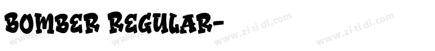 Bomber Regular字体转换